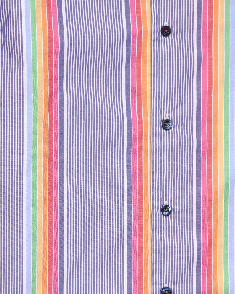 Rainbow Road Button Down Shirt Button Down Shirts Eight-X   