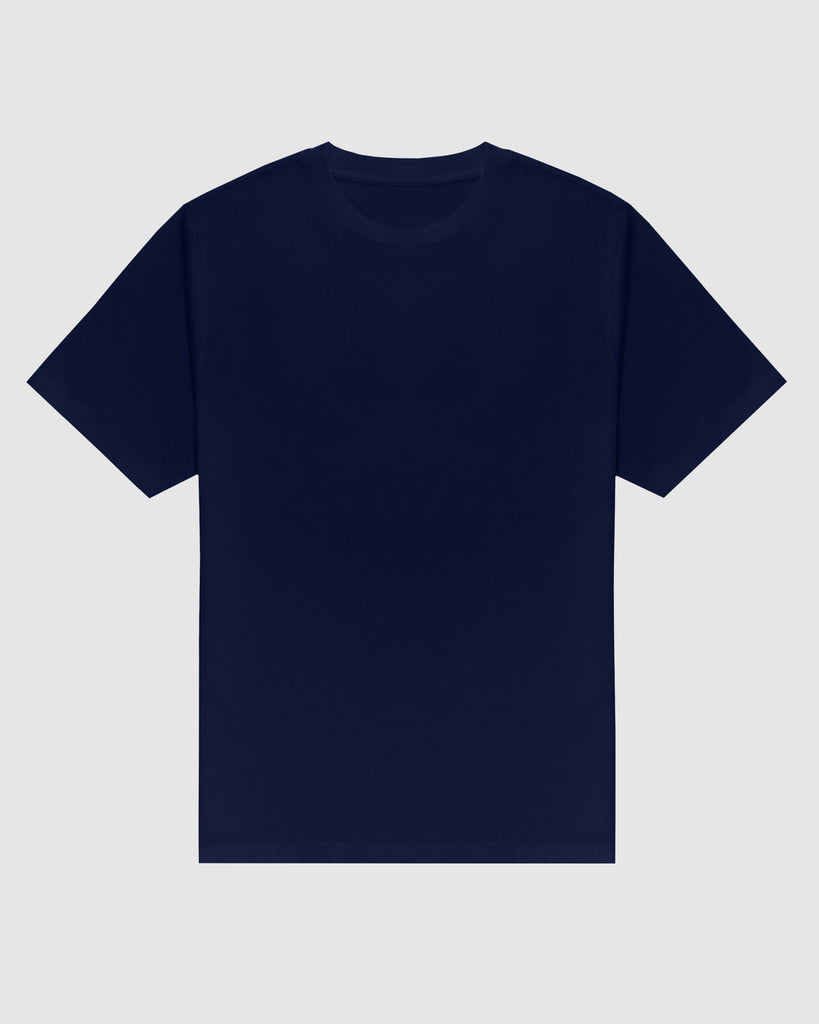 Oversized Crew Neck T-Shirt V2 - Navy T-Shirts Eight-X NAVY S 