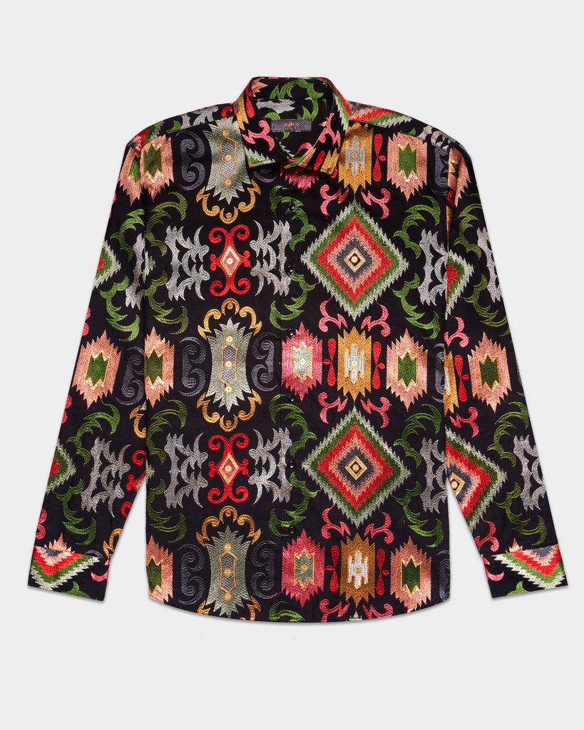 Babylon Artisan Edition Button Up Shirt Button Down Shirts Eight-X MULTI S