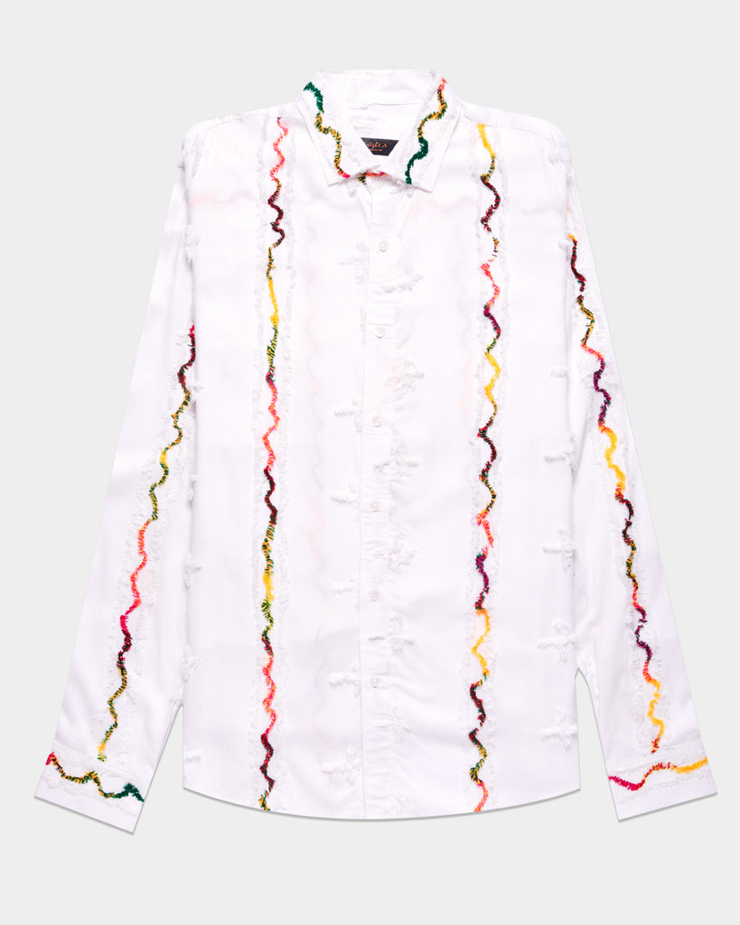 Francisco Artisan Edition Button Up Dress Shirt Button Down Shirts Eight-X WHITE S