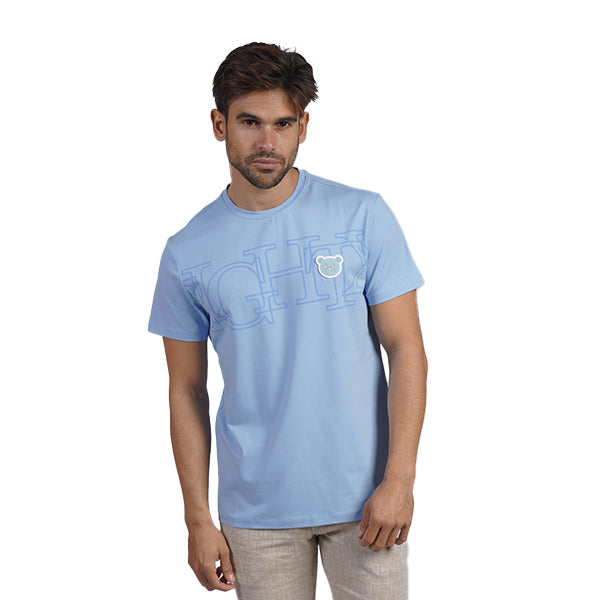 Arrangement Graphic T-Shirt - Light Blue T-Shirts Eight-X LIGHT BLUE S