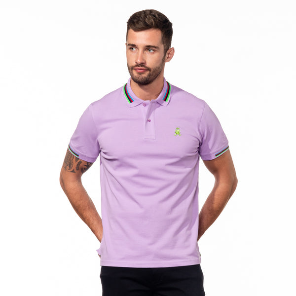 Eight-X | Designer Menswear | Diego Polo - Lilac Purple / 2XL