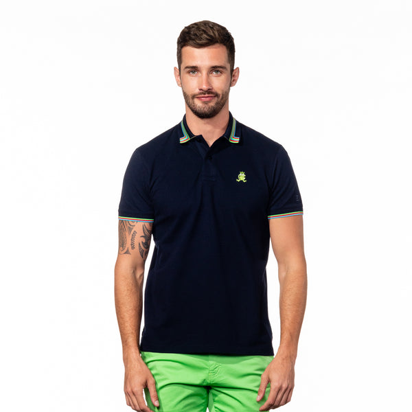 Eight-X | Designer Menswear | Diego Polo- Navy Navy / 3XL