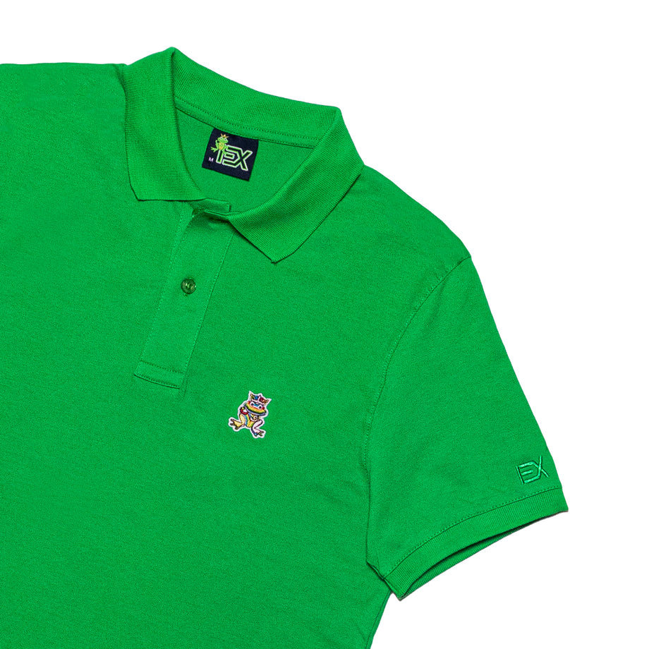 green designer polo shirt