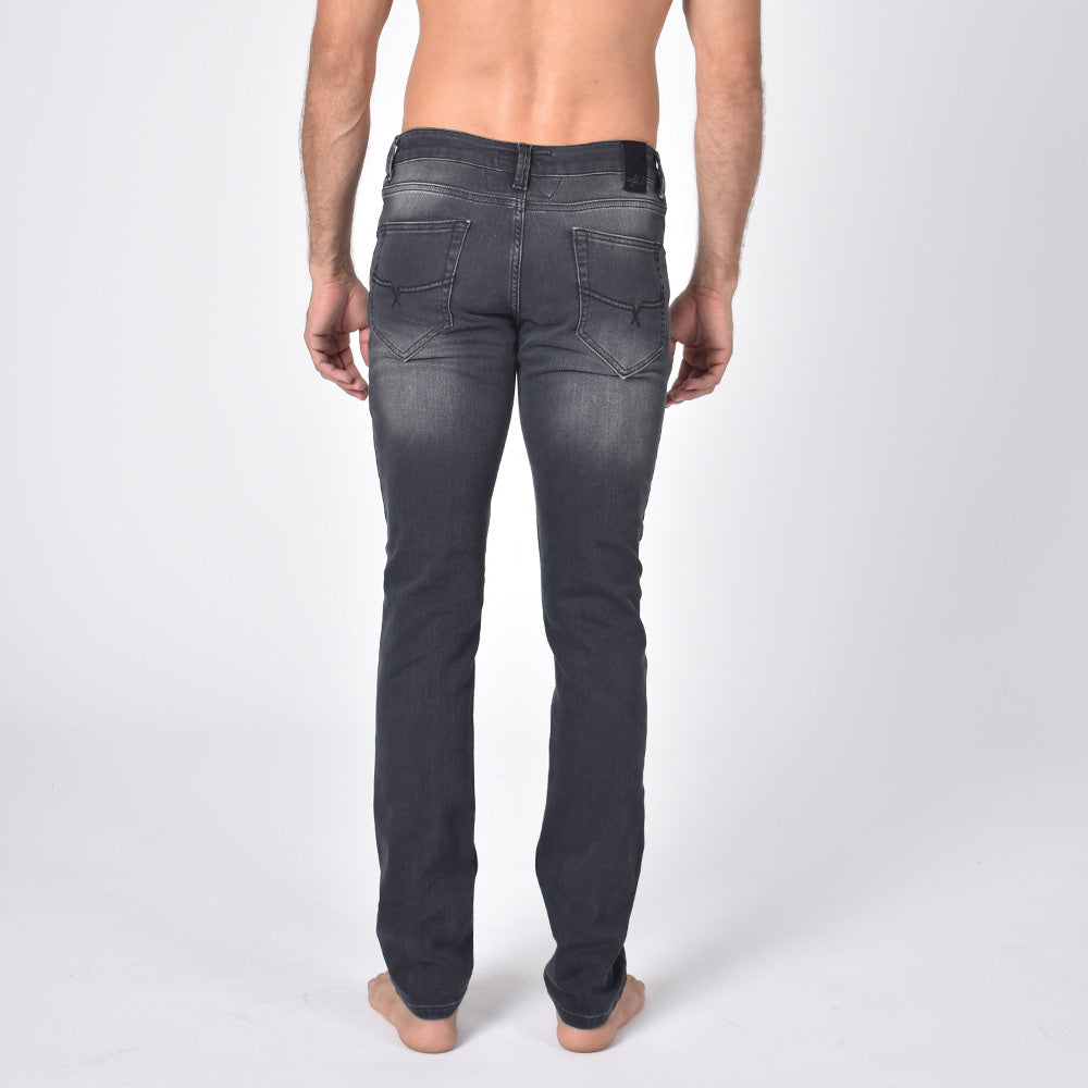 Light Black Slim Fit Jeans #EIG-38 Jeans Eight-X   