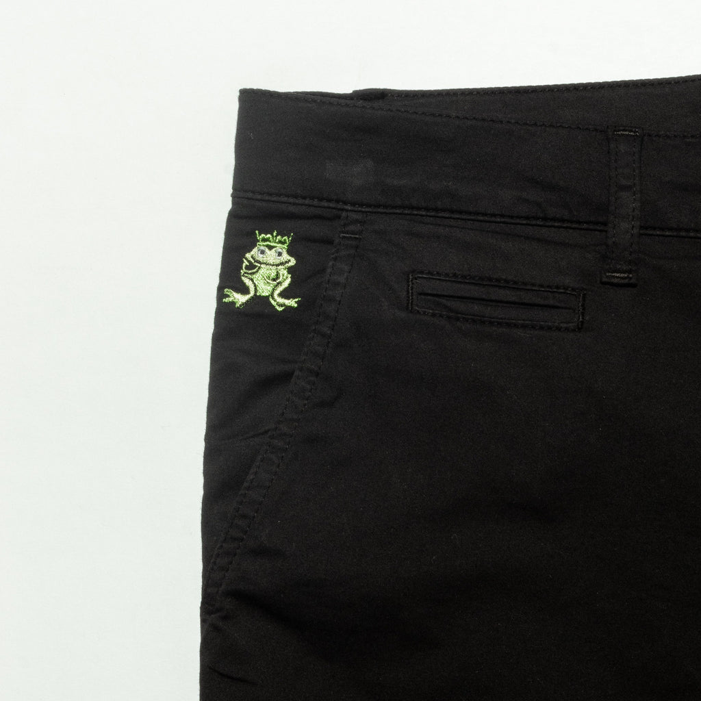 Black FROG Chino Shorts Shorts Eight-X   