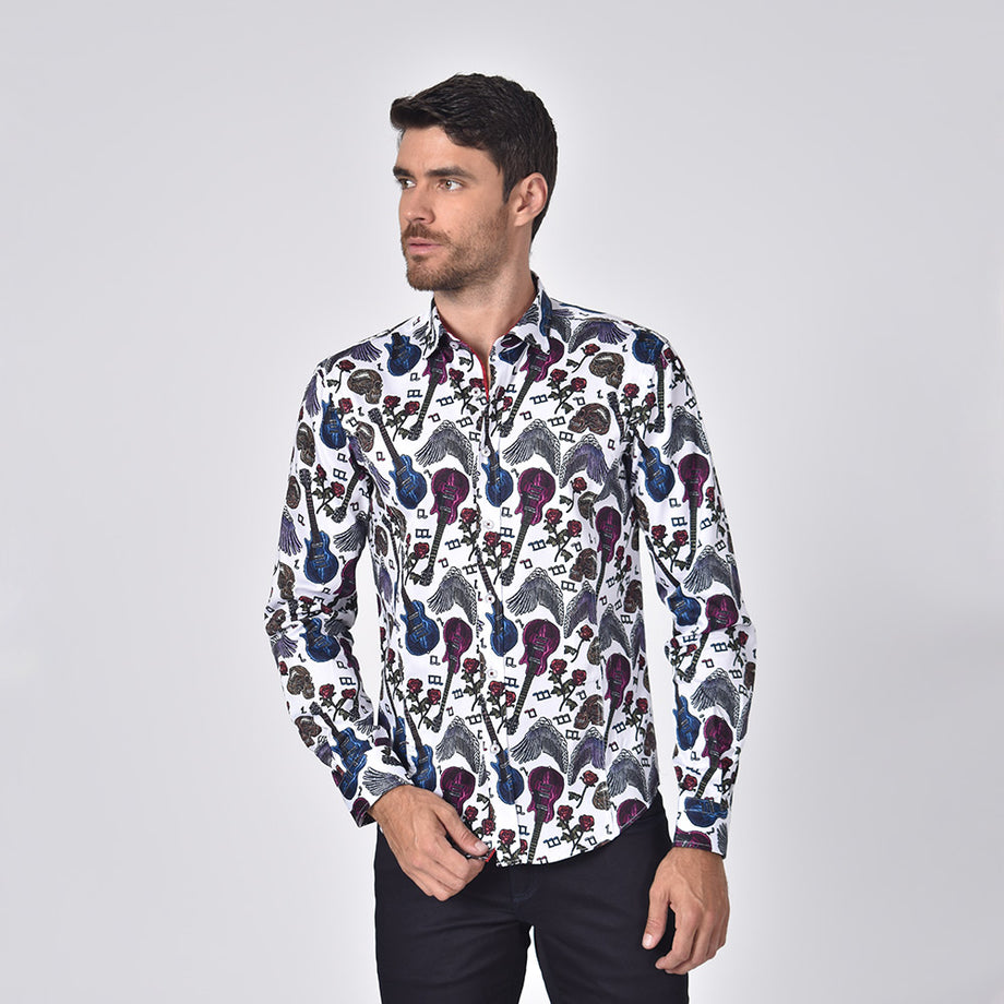 Rock n roll dress shirts sales
