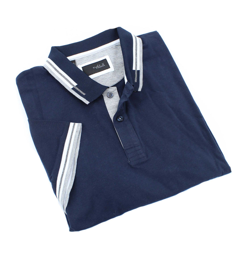 Camisa azul polo hotsell